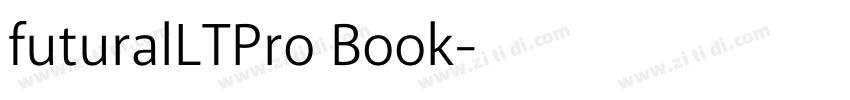 futuralLTPro Book字体转换